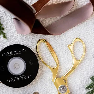 Brown Velvet Ribbon Holiday Decor