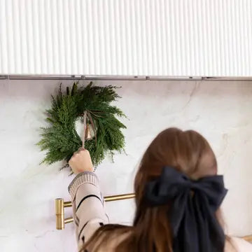 Brown Velvet Ribbon Holiday Decor