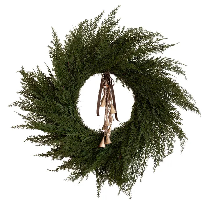 Cypress Pine Faux Christmas Wreath 24