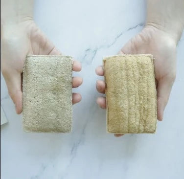 ECO sponge- wood pulp +loofah